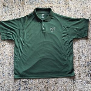 2XL USF Bulls Polo 
University of South Florida green